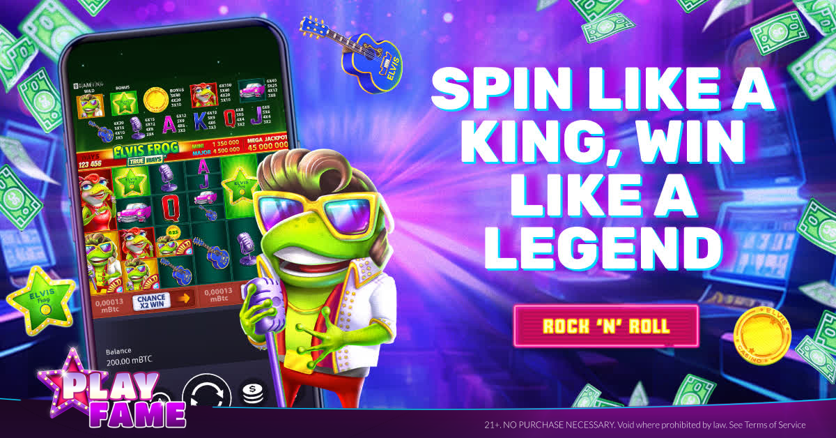 Spin Like a King, Win Like a Legend - PLAYFAME Casino Promotion
